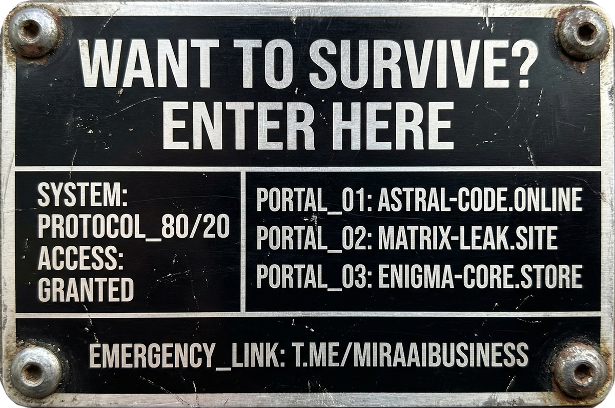 Want to survive? Enter here